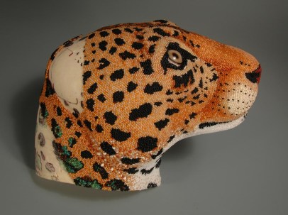 Leopard head - side 2 Leopard head, side view