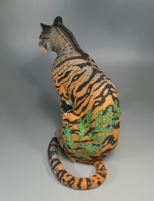 Grigsby Beadwork Tigger Tiger - back view