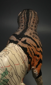 Grigsby Beadwork Tigger-Tiger in progress - view 3 