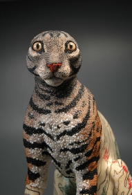 Grigsby Beadwork Tigger-Tiger in progress - view 2