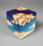 Grigsby Four Elements “Freedom Cubed: Air” beadwork sculpture, view&nbsp;2